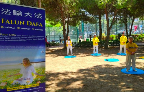Image for article Istanbul: Einführung in Falun Dafa beim Umweltfestival