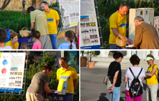 Image for article Rumänien: „Ich wünsche euch viel Erfolg, viel Kraft und viel Hoffnung“ – Unterstützung für Falun Dafa