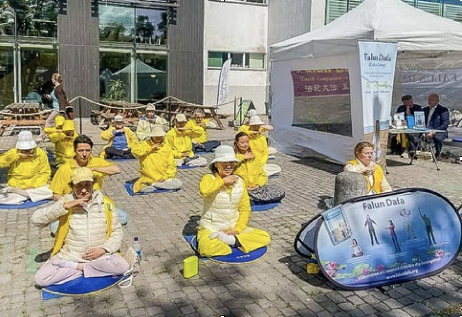 Image for article Schweden: Falun-Dafa-Praktizierende informieren während „Almedale-Forumswoche“ Politik und Öffentlichkeit