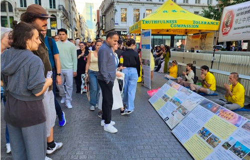 Image for article Brüssel: „Das ist eine humanitäre Katastrophe“ – Belgier verurteilen die Verfolgung von Falun Dafa