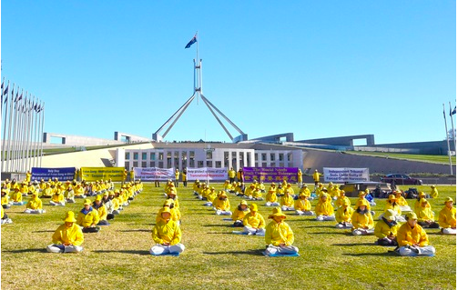 Image for article Australien: Kundgebung in Canberra verurteilt Chinas transnationale Unterdrückung