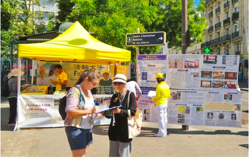 Image for article „Das ist teuflisch“ – Einwohner in Pariser Stadtteilen verurteilen den Organraub an Falun-Dafa-Praktizierenden
