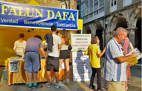 Image for article Am Jakobsweg in Spanien: Ein klares Nein zu den Verbrechen an Falun-Dafa-Praktizierenden