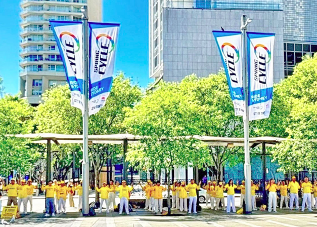 Image for article Im Herzen von Sydney: Öffentliche Unterstützung der Australier für Falun Dafa