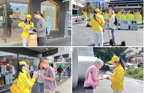 Image for article Kundgebung in Auckland, Neuseeland: Öffentlichkeit verurteilt die Verfolgung von Falun Dafa