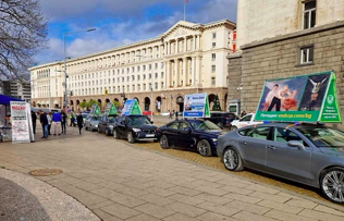 Image for article Bulgarien: Autokorso und Kundgebung gegen den „kalten Völkermord“ an Falun-Dafa-Praktizierenden