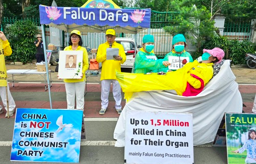 Image for article Indonesien: Zwei Kundgebungen zu den Menschenrechtsverbrechen in China