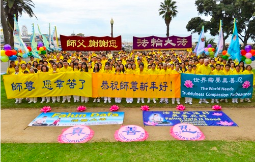 Image for article Neujahrsgrüße aus Los Angeles an den verehrten Meister