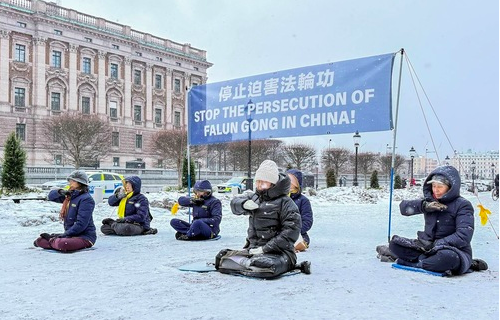 Image for article Schwedische Praktizierende machen auch im neuen Jahr auf die Verfolgung aufmerksam