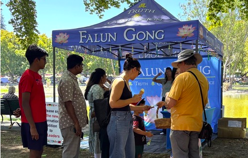Image for article Westaustralien: Falun Dafa auf alljährlichem Hyde Park Festival