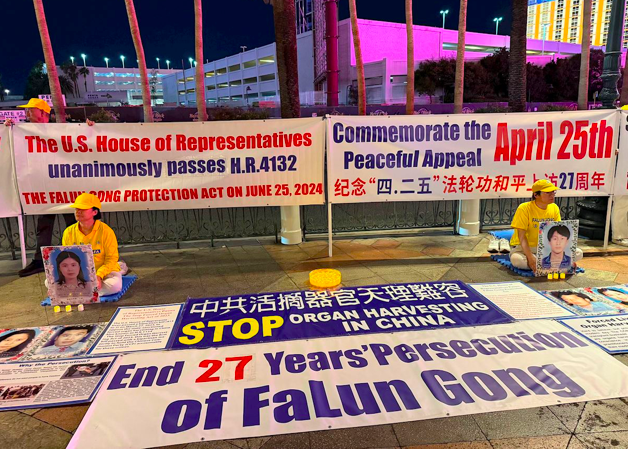 Image for article Las Vegas: Falun-Gong-Praktizierende gedenken des friedlichen Appells in China vor 27 Jahren