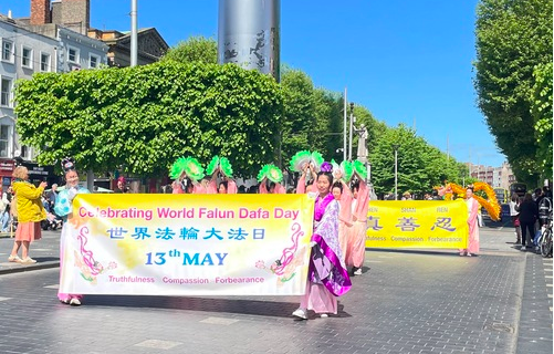 Image for article Irland: Kundgebung und Parade zum Welt-Falun-Dafa-Tag