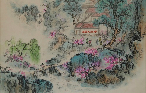 Image for article [Feier des Welt-Falun-Dafa-Tages] Landschaftsgemälde: Die Wahrheit tief in den Bergen