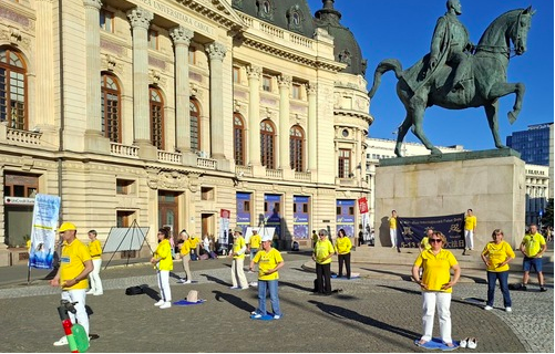 Image for article Rumäniens Praktizierende feierten den Welt-Falun-Dafa-Tag mit einer Reihe von Aktivitäten
