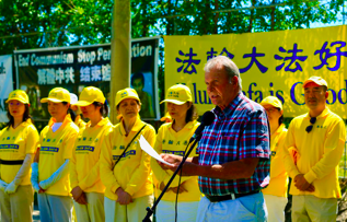Image for article Wir dürfen diese Verfolgung nicht hinnehmen“ – Kundgebung vor chinesischer Botschaft in Ottawa