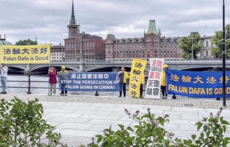 Image for article Nordeuropa: Besuch des chinesischen Außenministers von friedlichen Protesten begleitet