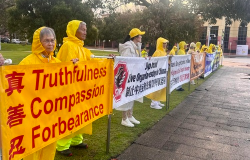 Image for article „Der Kommunismus ist eine tödliche Bedrohung für diese Welt“ – friedlicher Protest vor chinesischem Konsulat in Perth, Australien