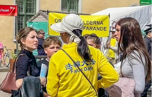 Image for article Schweden: Breite Unterstützung für Falun Dafa während der Almedalen-Woche in Visby
