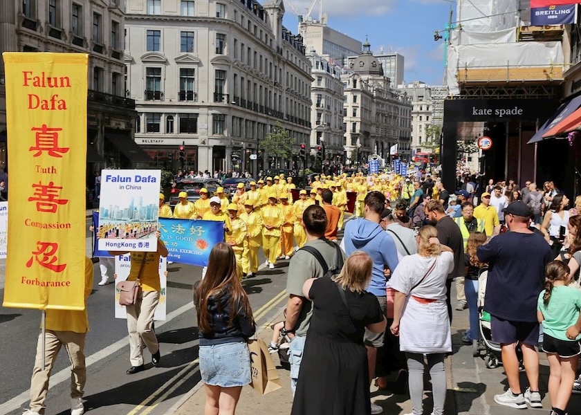 Image for article London: Marsch und Kundgebung gegen die Verfolgung in China