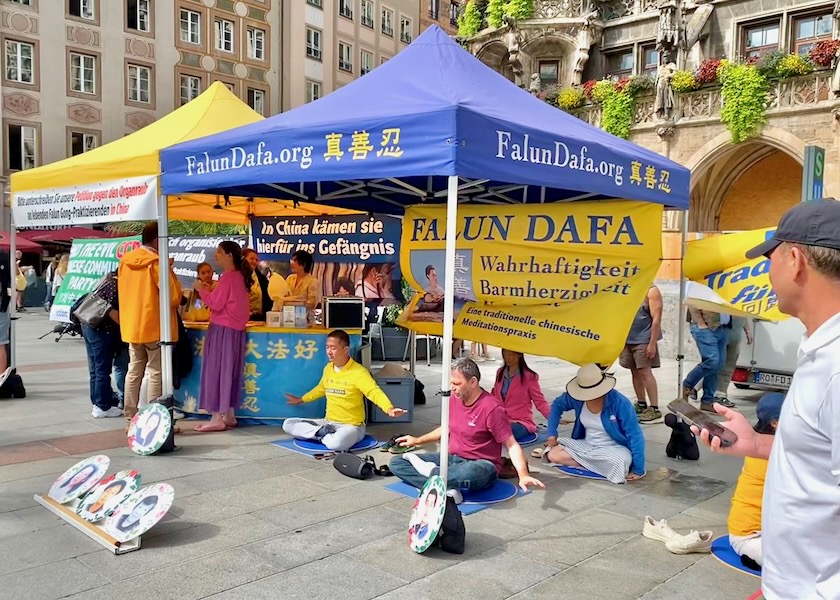 Image for article München: Große Zustimmung für Falun Dafa – viele Unterschriften gegen die Verfolgung