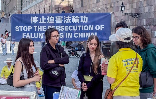 Image for article Schweden informieren sich über Falun Dafa und verurteilen die Verfolgung